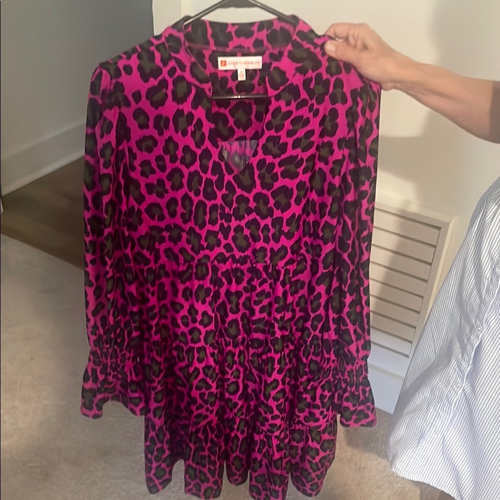 Jude Connally Leopard Print Dress
